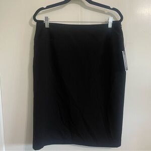 Rafaella Black Pencil Skirt Knee-Length Workwear Size 10 NWT